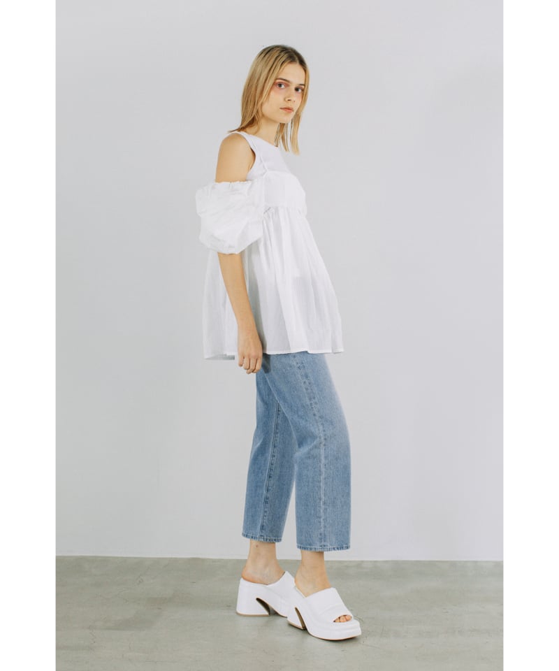 2WAYパフトップス【WCJ-PP-101WHT】 | WCJ OFFICIAL WEB STORE 2WAYパフトップス【WCJ-PP-101WHT】 | WCJ OFFICIAL WEB STORE