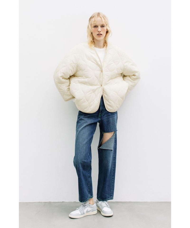 ひょうたんキルトリバーシブルコート【WCJ-JF-064IVO-IVO】 | WCJ OFFI