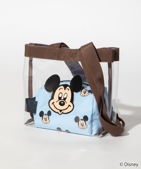 Disney / PVC TOTE BAG(ミッキー)【WCJ-TD-008BRN01】