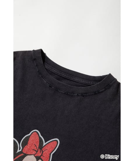 Disney / OVER DYE SS TEE（ミニー）【WCJ-GC-027BLK02】