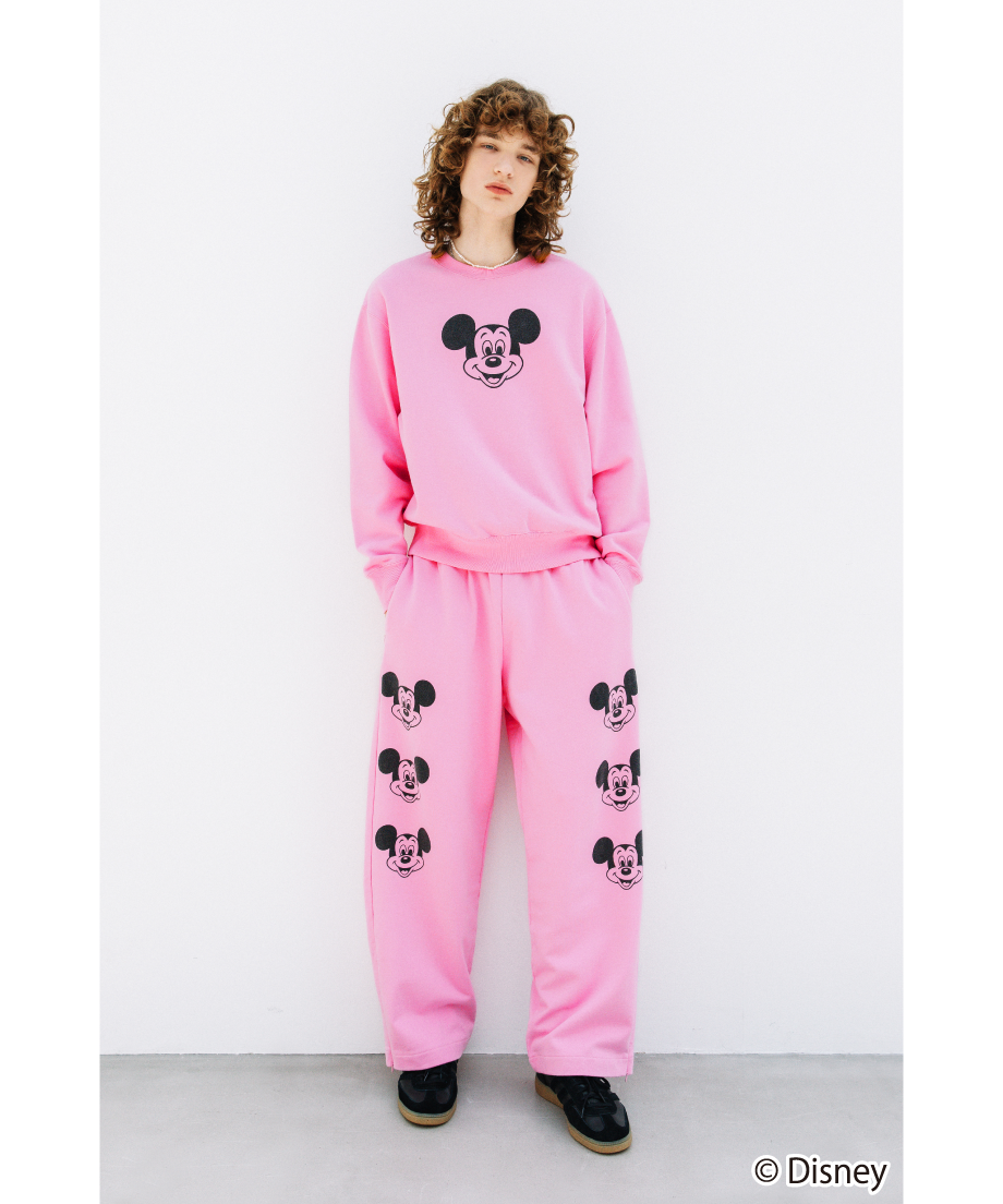 Disney / SWEAT PANTS(ミッキー)【WCJ-NA-050PNK01】 | W