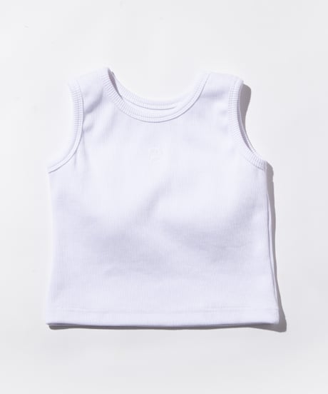 カップ付きリブタンクトップ【WCJ-PP-051WHT】