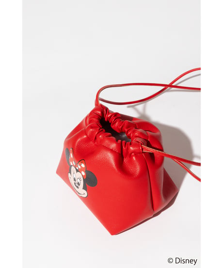 Disney / DRAWSTRING BAG(ミニー)【WCJ-TD-052RED02】※7月下旬発送予定