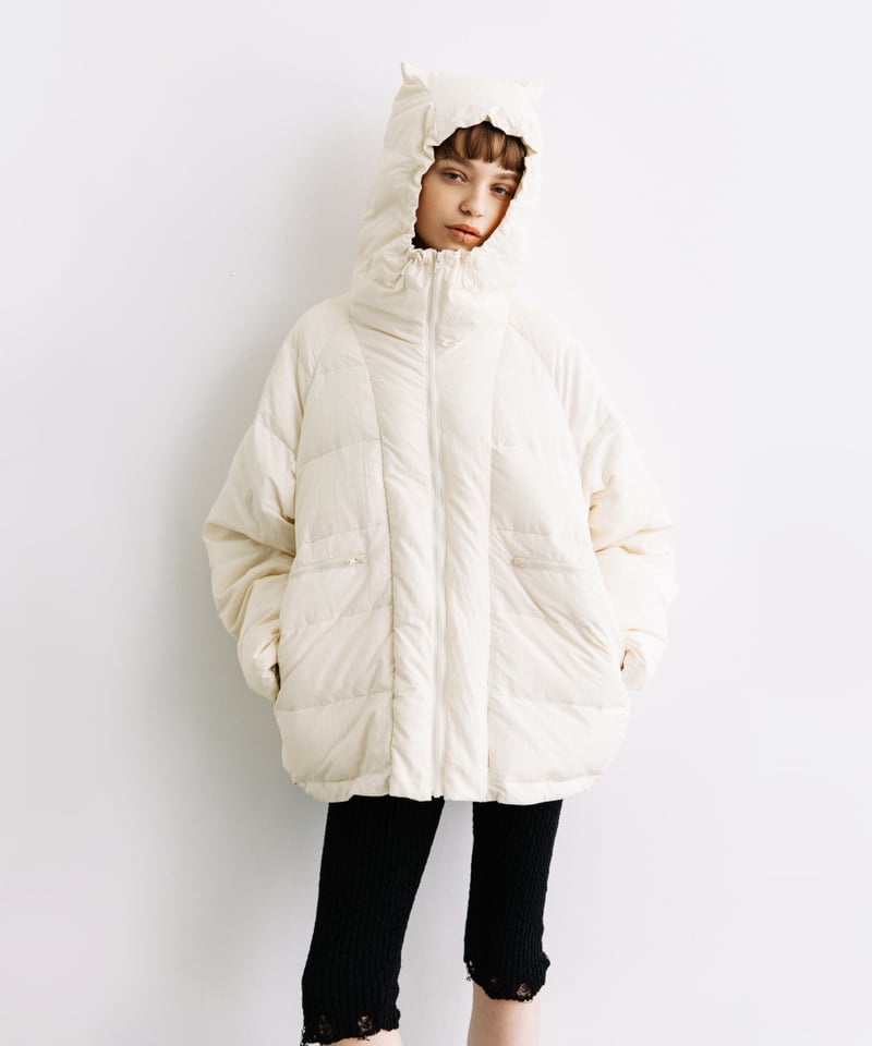 WCJ 猫耳ダウン 撥水】猫耳ダウンジャケット【WCJ-JF-070CHK】※12月上旬発送予定