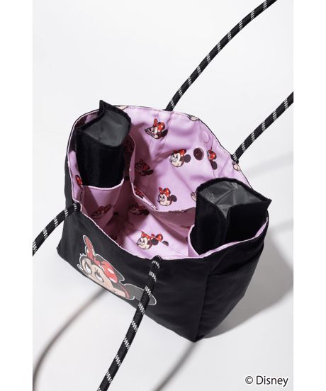 【撥水】Disney / REVERSIBLE TOTE BAG(ミニー)【WCJ-TD-012BLK-PNK02】※5月下旬発売予定