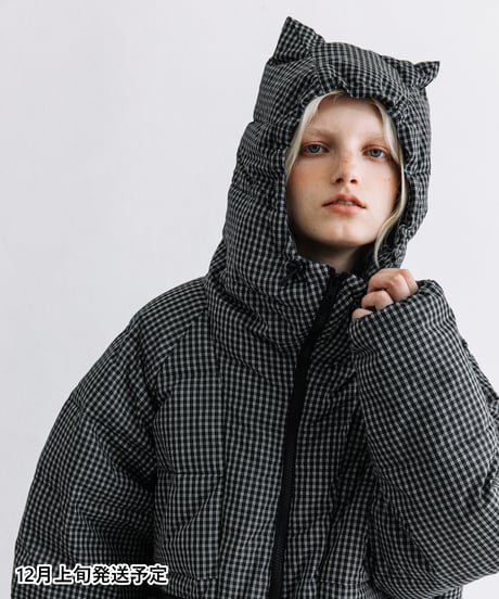 WCJ 猫耳ダウンジャケット 撥水】猫耳ダウンジャケット【WCJ-JF-070BLK】※12月上旬発送予定
