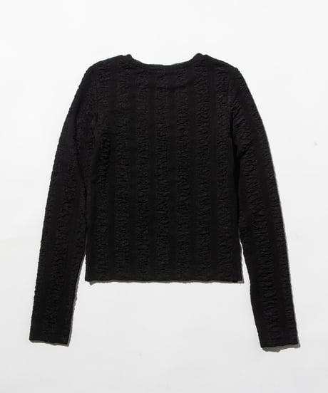 ジャガードTOPS【WCJ-PP-125BLK】