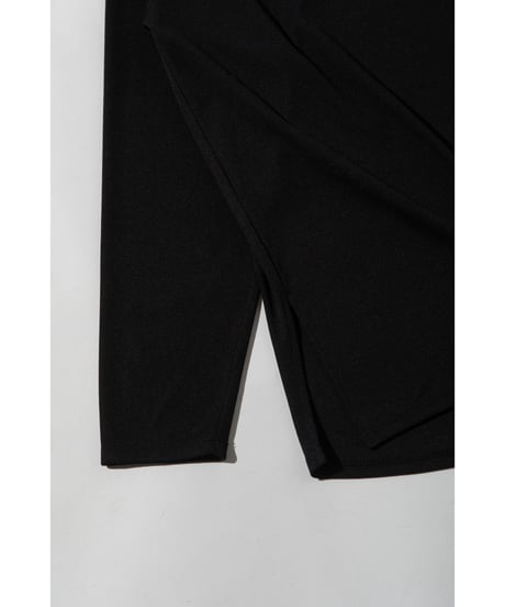 【速乾】【防シワ】オーバーサイズアウトシームカットソー【WCJ-PP-122BLK】