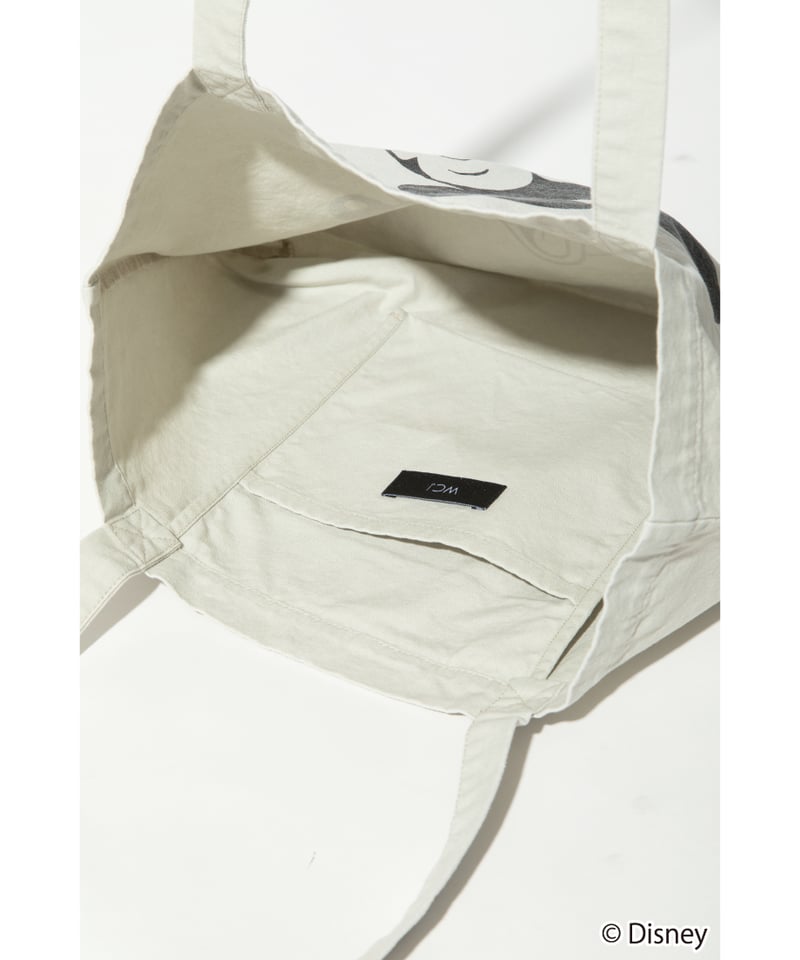 Disney / WIDE TOTE BAG(ミッキー)【WCJ-TD-006GRY01】 |
