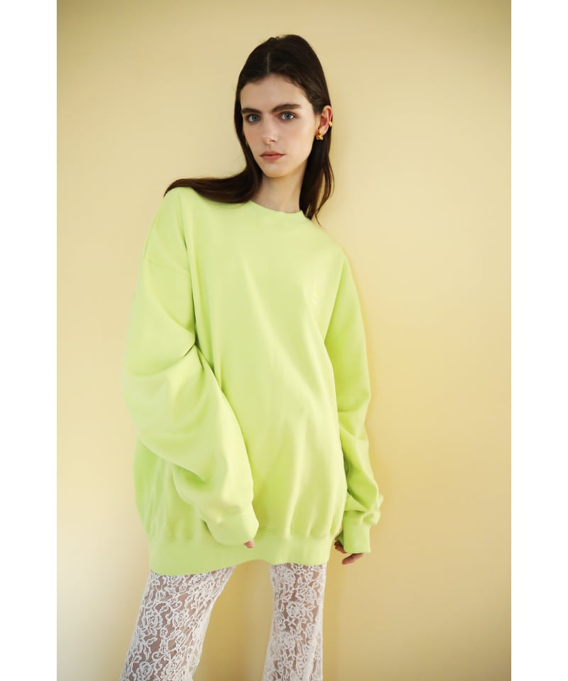 刺繍ビッグスウェット【WCJ-TA-023LIM】 | WCJ OFFICIAL WEB STORE 