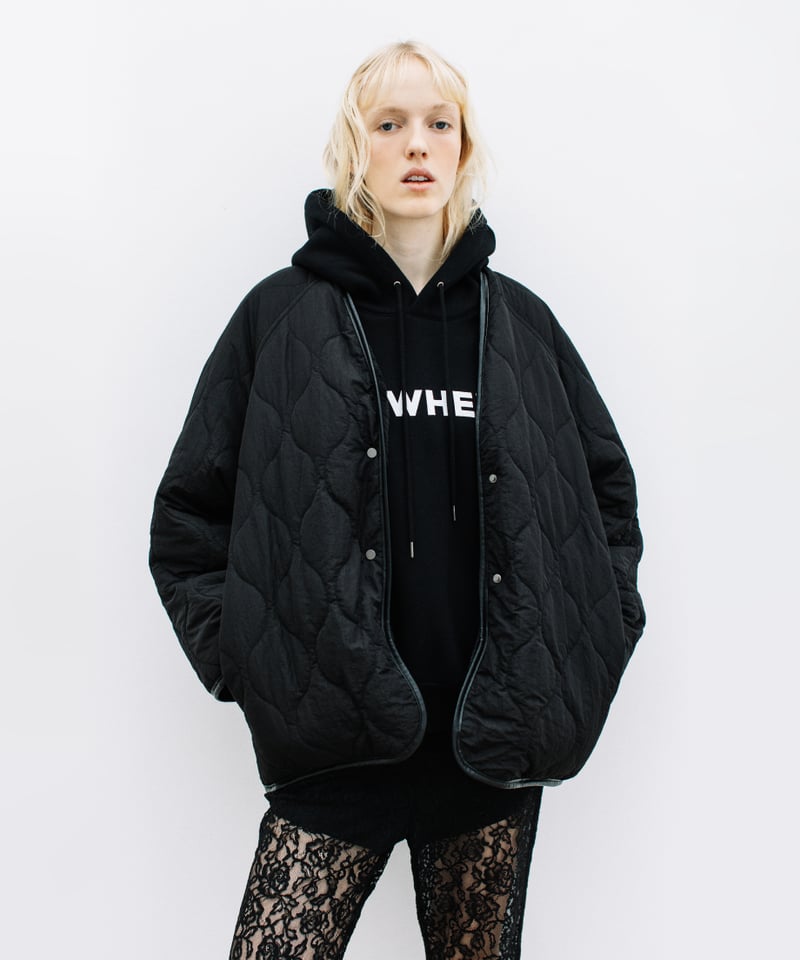 ひょうたんキルトリバーシブルコート【WCJ-JF-064BLK-BLK】 | WCJ OFFI