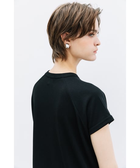 【速乾】【防シワ】フレンチスリーブTEE【WCJ-PP-057BLK】