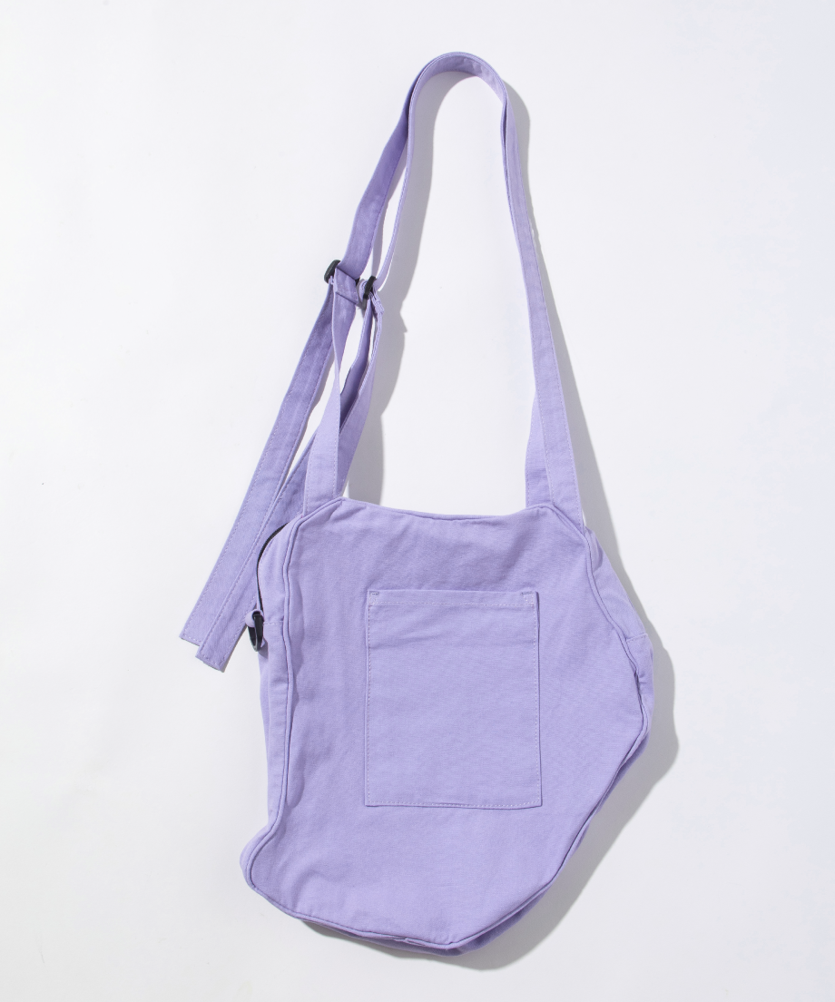 WCJ デイジーダック ショルダーバッグ パープル Disney / FACE DESIGN SHOULDER BAG(デイジー)【WCJ-GC-