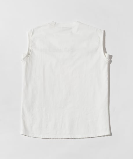 ビジューノースリーブTEE【WCJ-NA-062WHT】※7月中旬発送予定