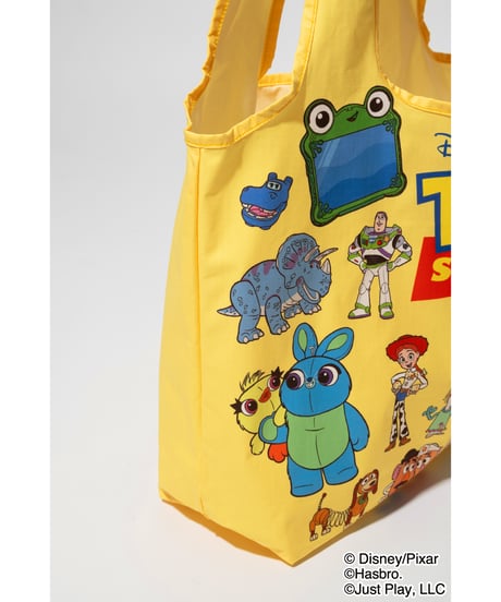 【撥水】Disney&Pixar / TOY STORY 5 / 膨張エコバッグ【WCJ-TD-058YEL】※7月上旬発売予定