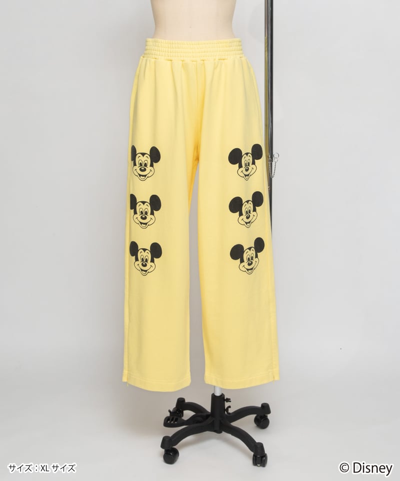 Disney / SWEAT PANTS(ミッキー)【WCJ-NA-050YEL01】 | W Disney / SWEAT PANTS(ミッキー)【WCJ-NA-050YEL01】 | W
