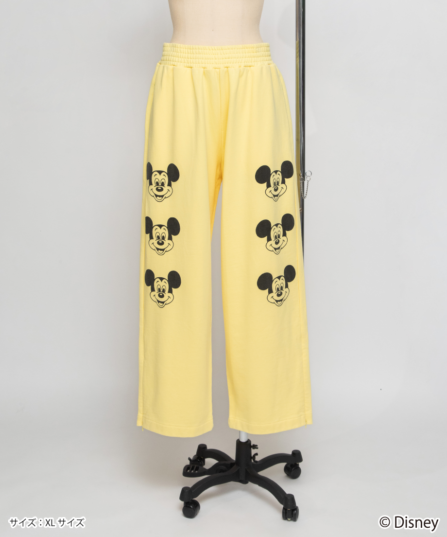 Disney / SWEAT PANTS(ミッキー)【WCJ-NA-050YEL01】 | W