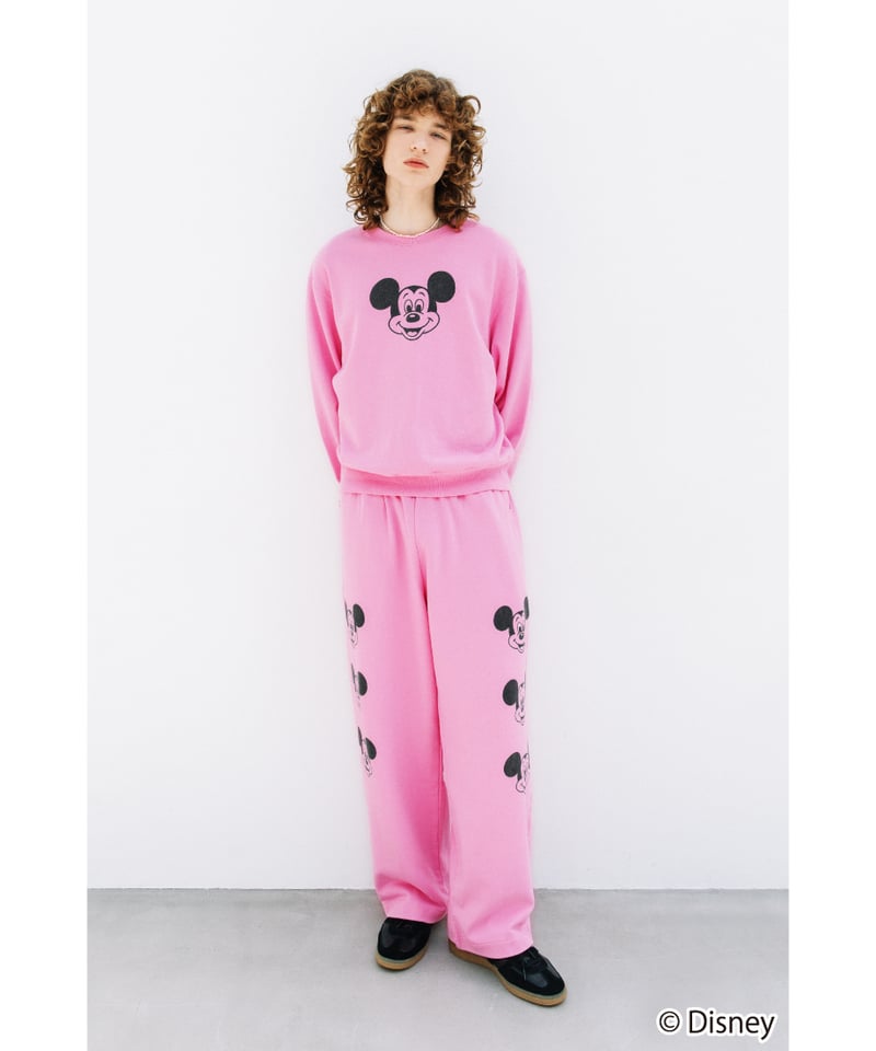 Disney / SWEAT PANTS(ミッキー)【WCJ-NA-050PNK01】 | W Disney / SWEAT PANTS(ミッキー)【WCJ-NA-050PNK01】 | W
