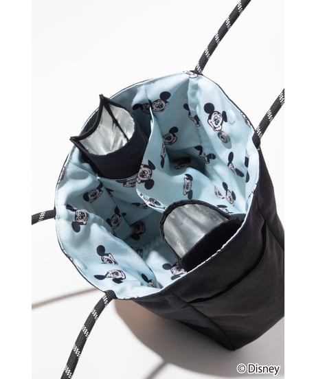 【撥水】Disney / REVERSIBLE TOTE BAG(ミッキー)【WCJ-TD-012BLK-SAX01】