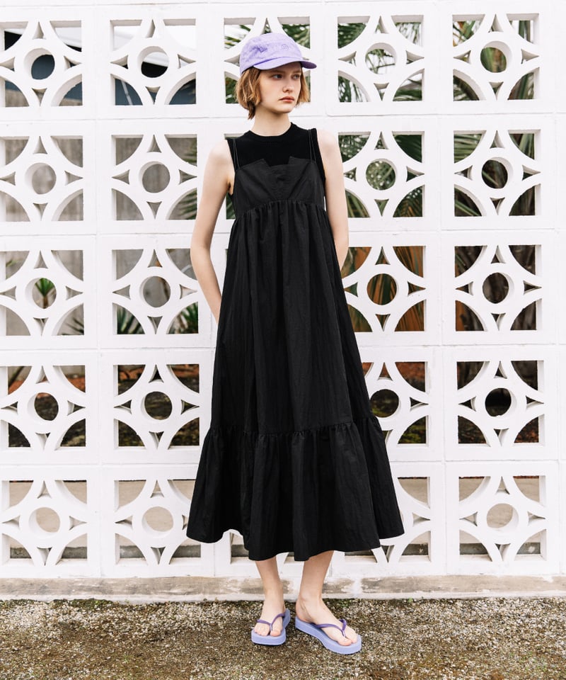 WCJ ボリュームキャミワンピース　ブラック ボリュームキャミワンピース【WCJ-TC-141BLK】 | WCJ OFFICIAL