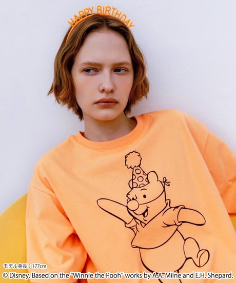 Disney / HAPPY BIRTHDAY TEE(くまのプーさん)【WCJ-TD-005ORE09】