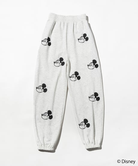 Disney / EMBROIDERY SWEAT PANTS(ミッキー)【WCJ-TD-045GRY01】