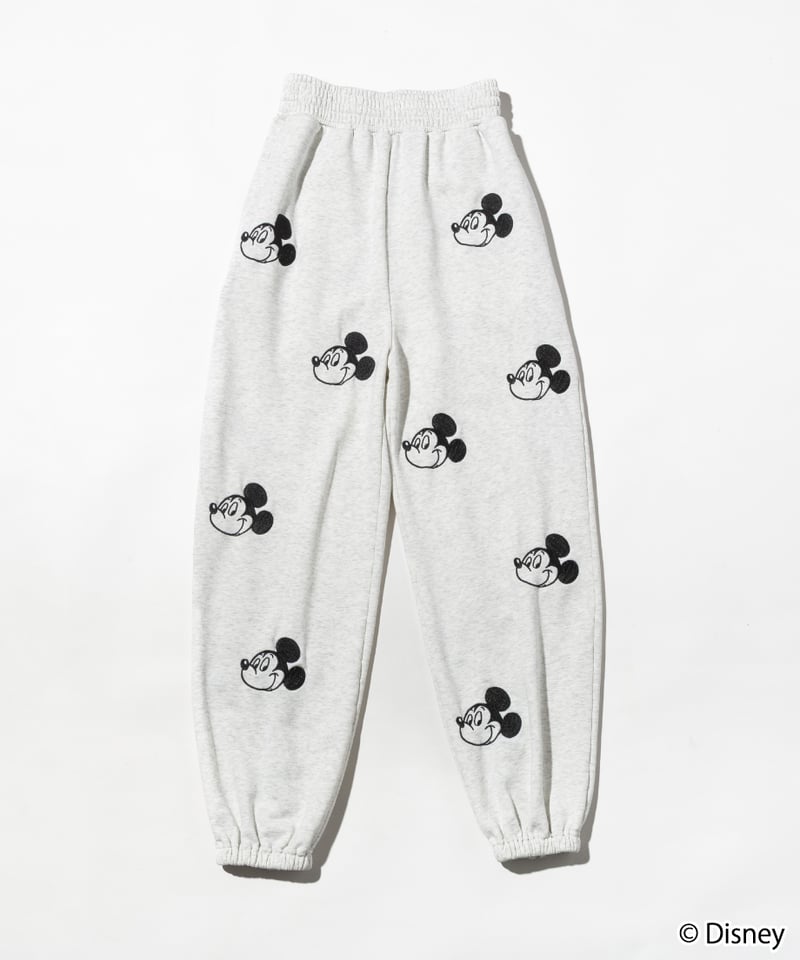 Disney / EMBROIDERY SWEAT PANTS(ミッキー)【WCJ-TD-04