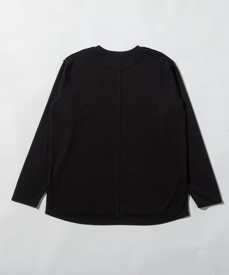 【速乾】【防シワ】オーバーサイズアウトシームカットソー【WCJ-PP-122BLK】