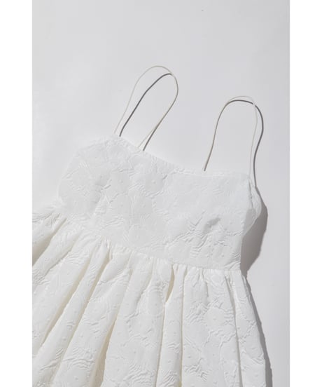 ジャガードキャミトップス【WCJ-TA-009WHT】