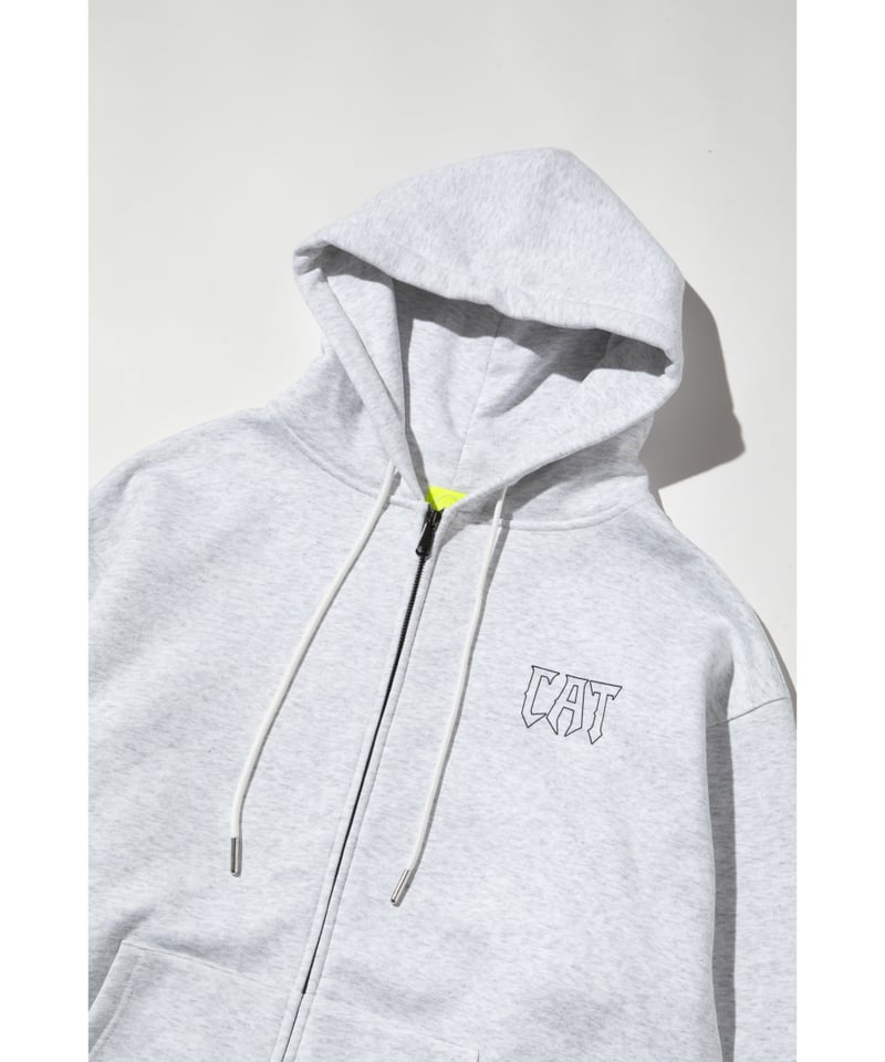 トップス WCJ CAT OF THE WORLD ZIP UP HOODIE【WCJ-LK-021GRY】 |