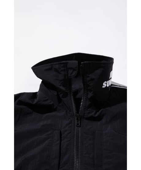 【撥水】トラックジャケット【WCJ-AB-087BLK】