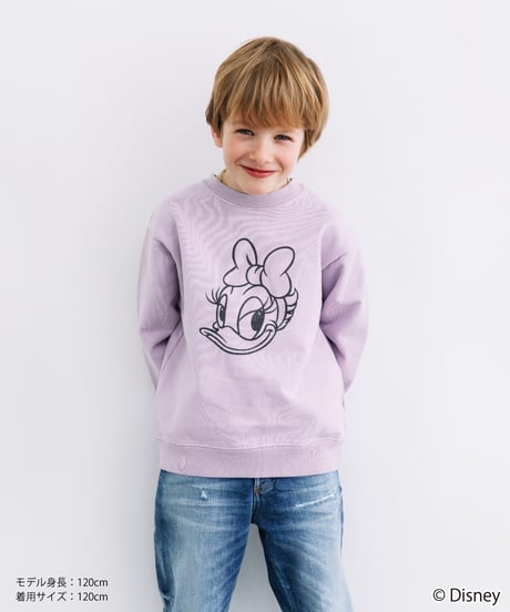 Disney / KIDS SWEAT TOP(デイジー)【WCJ-TD-002PUR04】