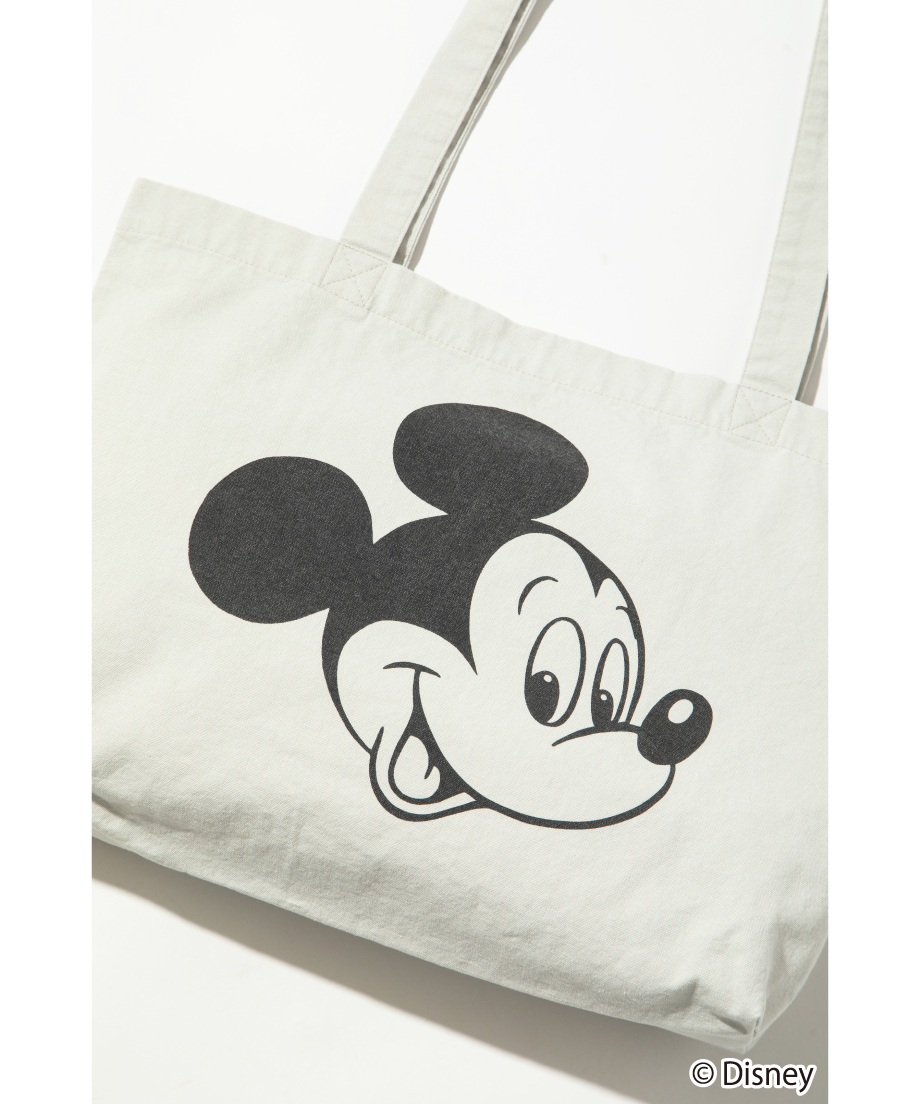 Disney / WIDE TOTE BAG(ミッキー)【WCJ-TD-006GRY01】 |