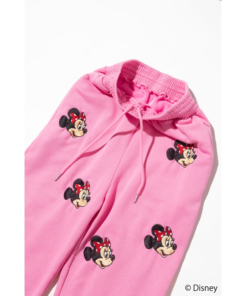 ミニー　確認ページ Disney / EMBROIDERY SWEAT PANTS(ミニー)【WCJ-TD-045