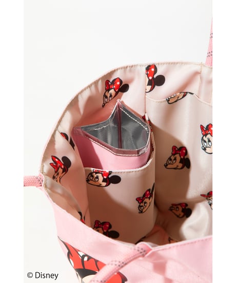 【撥水】Disney / REVERSIBLE TOTE BAG(ミニー)【WCJ-TD-012PNK-BEG02】