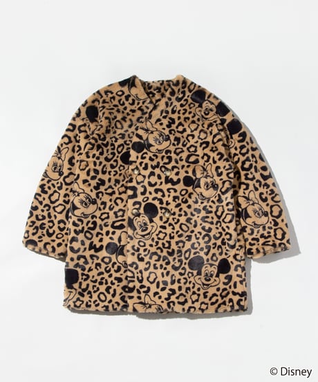 Disney / LEOPARD DESIGN COAT【WCJ-NA-048BEG-BLK】