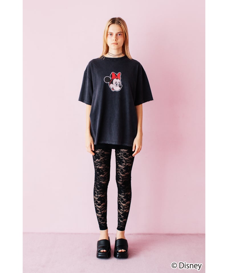 Disney / OVER DYE SS TEE(ミニー)【WCJ-GC-027BLK02】 Disney / OVER DYE SS TEE(ミニー)【WCJ-GC-027BLK02】