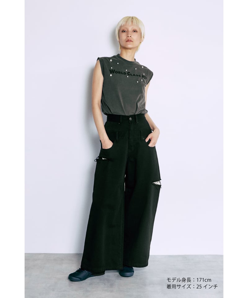 レイヤードパンツ【WCJ-GM-026BLK】 | WCJ OFFICIAL WEB STORE