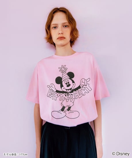 Disney / HAPPY BIRTHDAY TEE(ミッキー)【WCJ-TD-005PNK01】