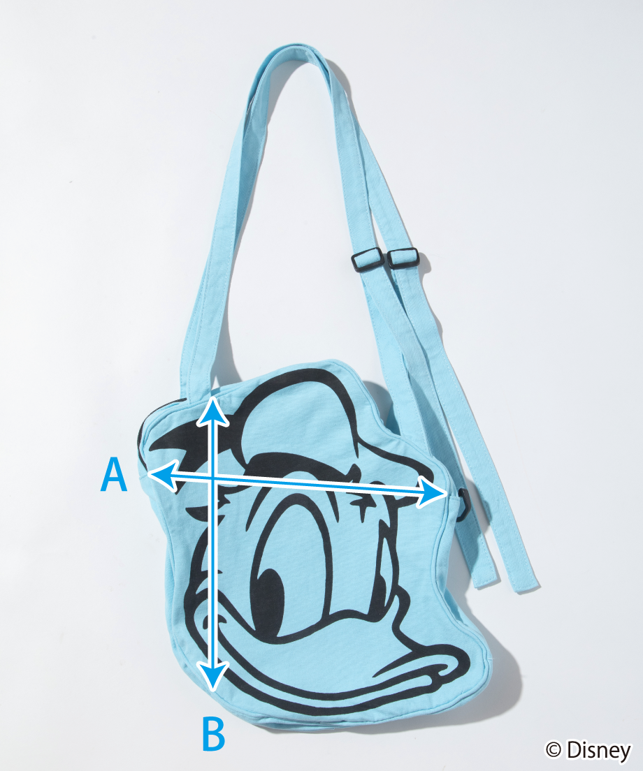 WCJ ディズニー ドナルド ショルダーバッグ Disney / FACE DESIGN SHOULDER BAG(ドナルド)【WCJ-GC-