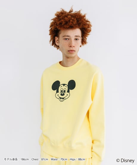 Disney / SWEAT TOP(ミッキー)【WCJ-NA-049YEL01】