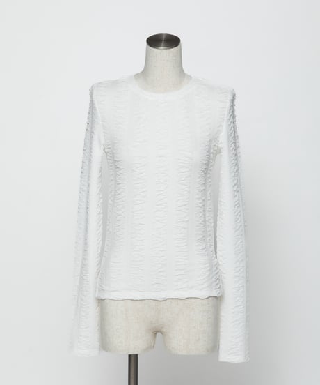 ジャガードTOPS【WCJ-PP-125WHT】