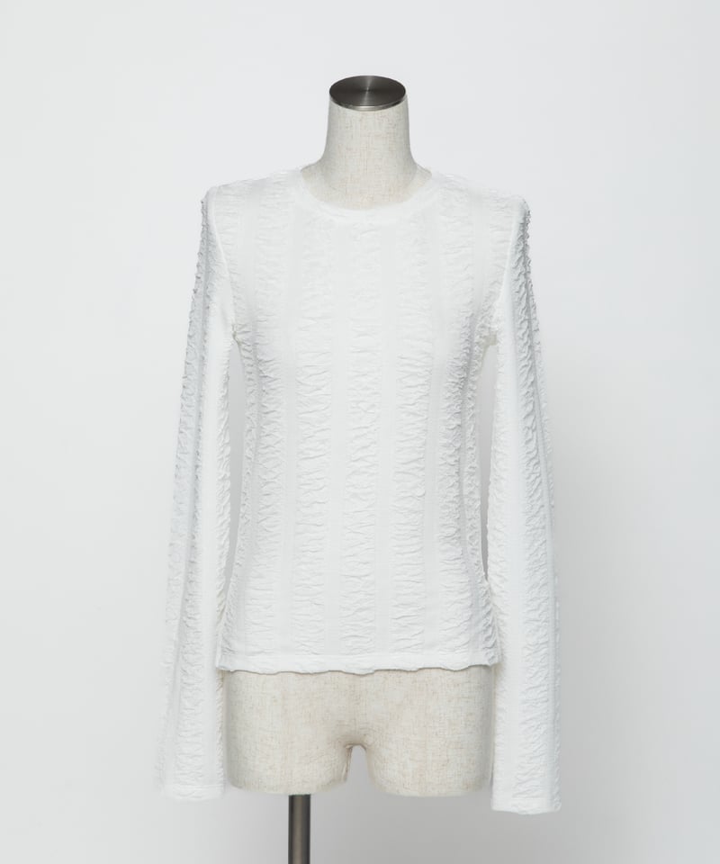 トップス WCJ ジャガードTOPS【WCJ-PP-125WHT】 ※10月中旬発送予定 | WCJ OFFIC