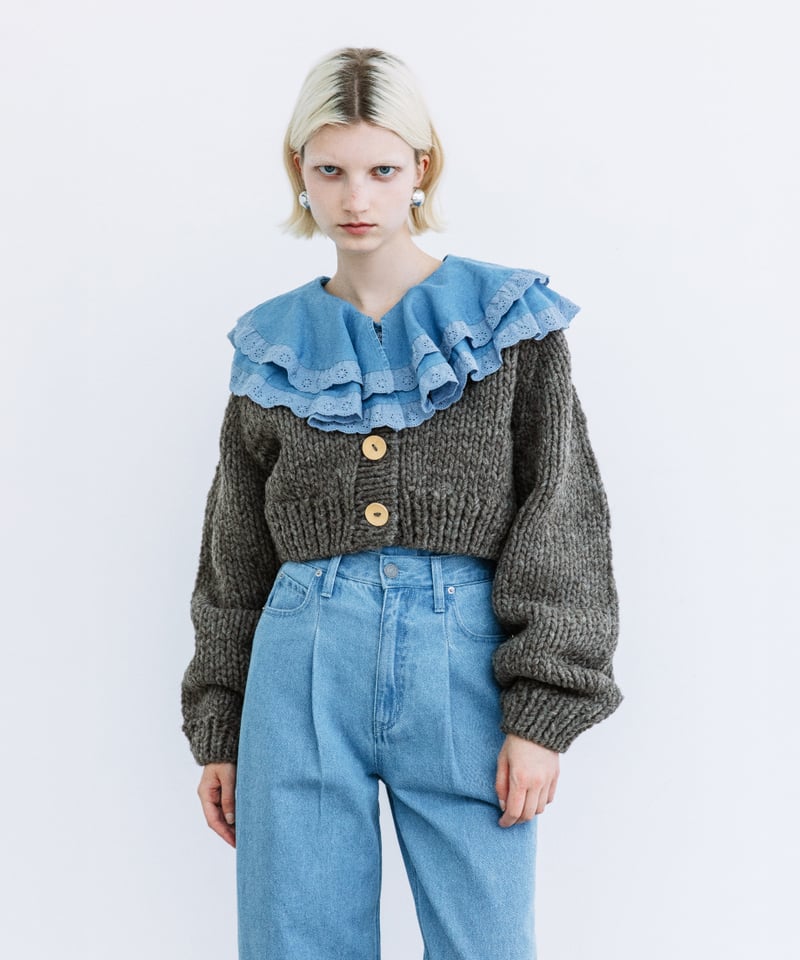 ハンドニットカーディガン【WCJ-NA-001GRY】 | WCJ OFFICIAL WEB