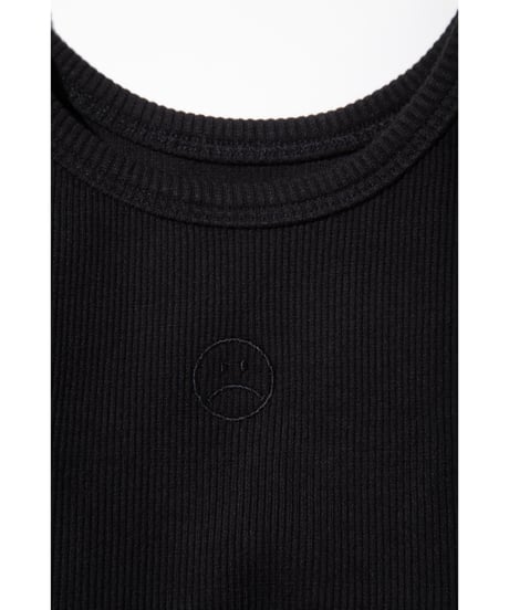 カップ付きリブタンクトップ【WCJ-PP-051BLK】