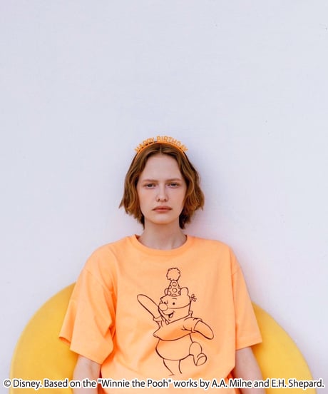 Disney / HAPPY BIRTHDAY TEE(くまのプーさん)【WCJ-TD-005ORE09】