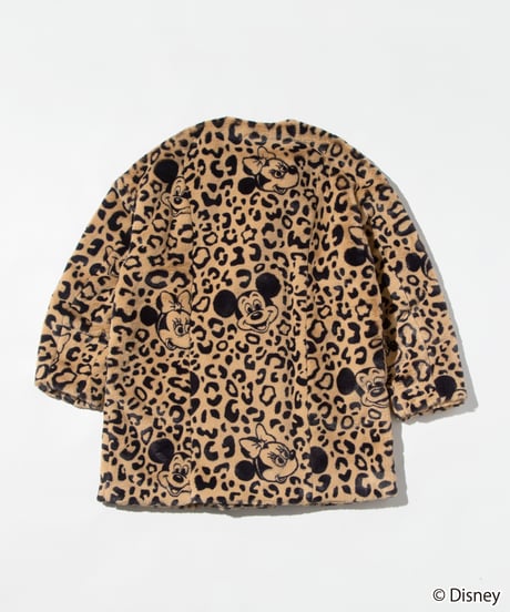 Disney / LEOPARD DESIGN COAT【WCJ-NA-048BEG-BLK】