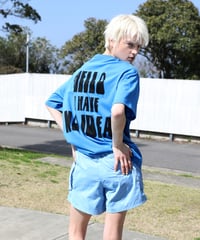 I HAVE NO IDEA TEE【WCJ-TC-145BLU】