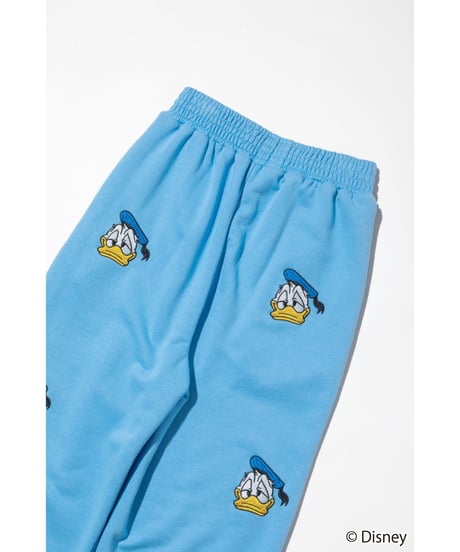 Disney / EMBROIDERY SWEAT PANTS(ドナルド)【WCJ-TD-045BLU03】