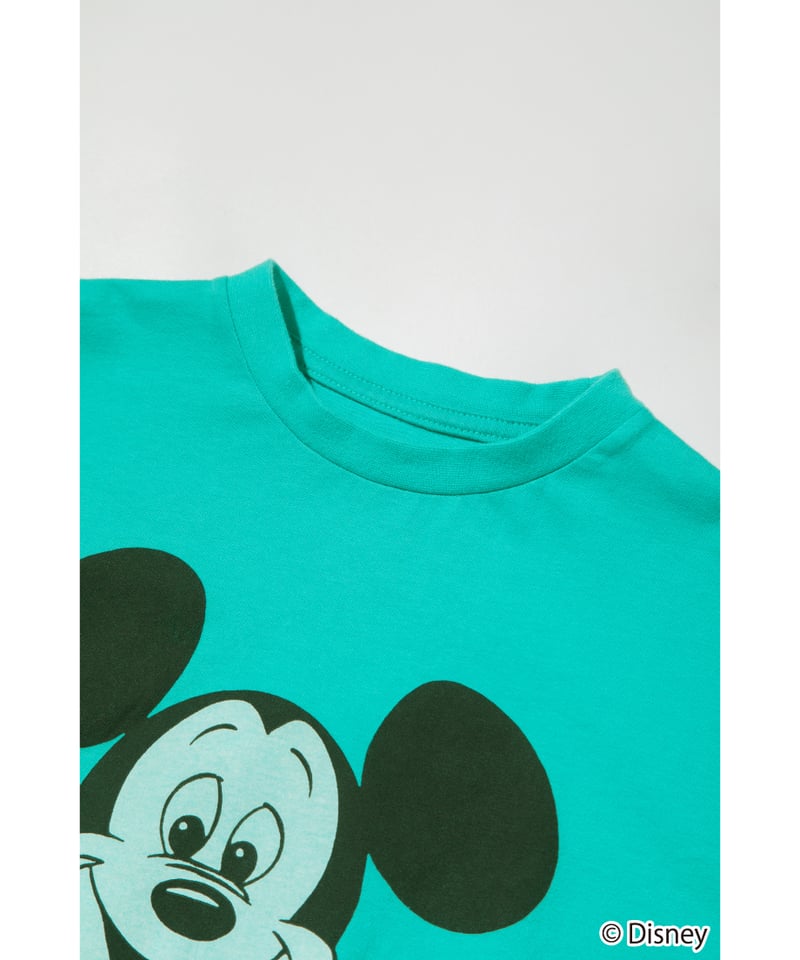 WCJ ミッキーマウスプリント ターコイズTシャツ WCJ ミッキーマウスプリント ターコイズTシャツ - メルカリ